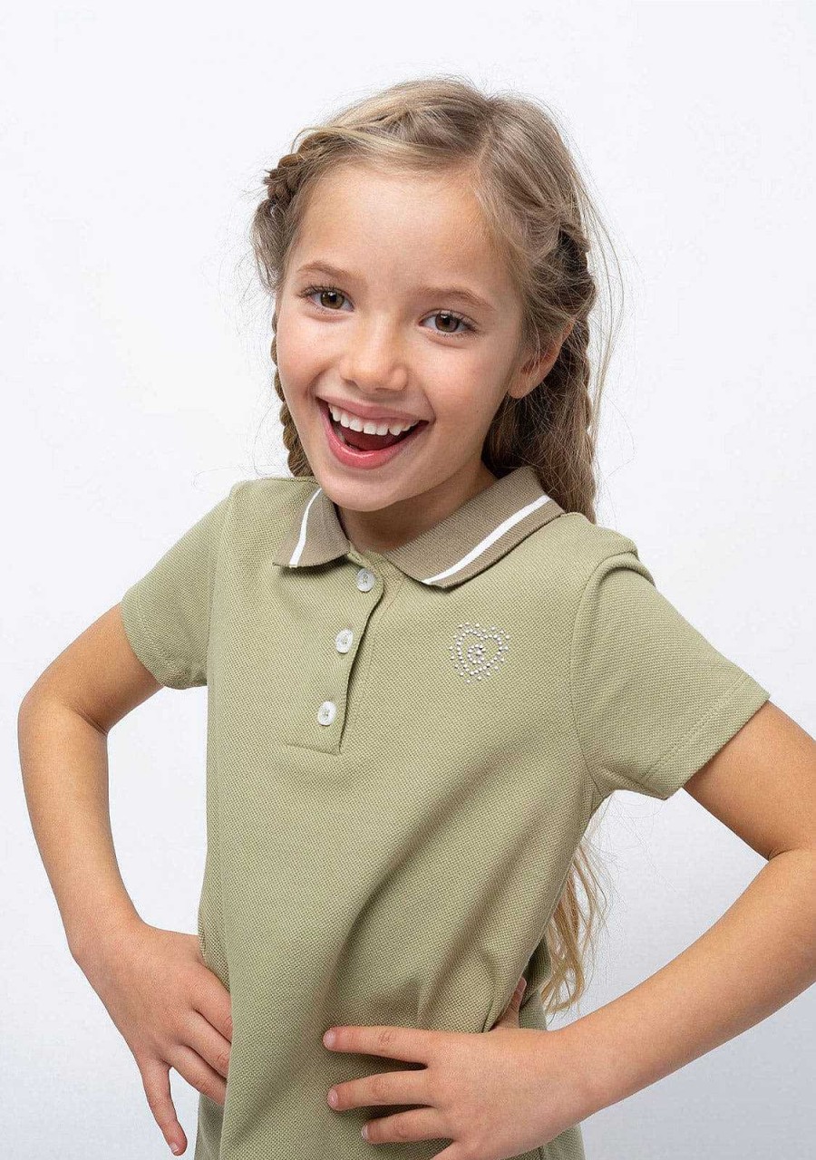 Online Vestido Polo Caqui De Menina Vestidos